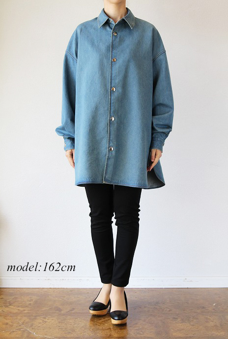 THE RERACS(ザ・リラクス)デニムシャツDENIM SHIRT(BLBL)