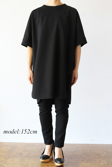 THE RERACS(ザ・リラクス)AラインハーフスリーブコマンドTシャツ(BK)