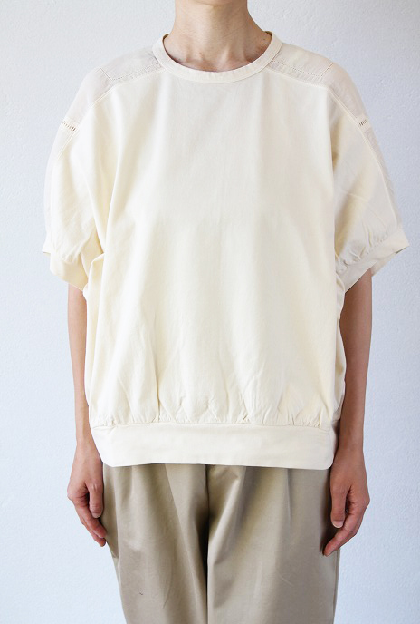 Porter des boutons(ポルテデブトン)ワイドプルオーバー(エクリュ)
