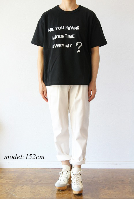 gram(グラム)天竺プリントTシャツ(BK)
