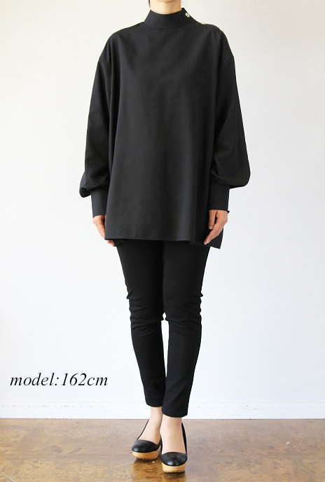 THE RERACS(ザ・リラクス)サイドオープンプルオーバーブラウスSIDE OPEN PULLOVER BLOUSE(DNV)